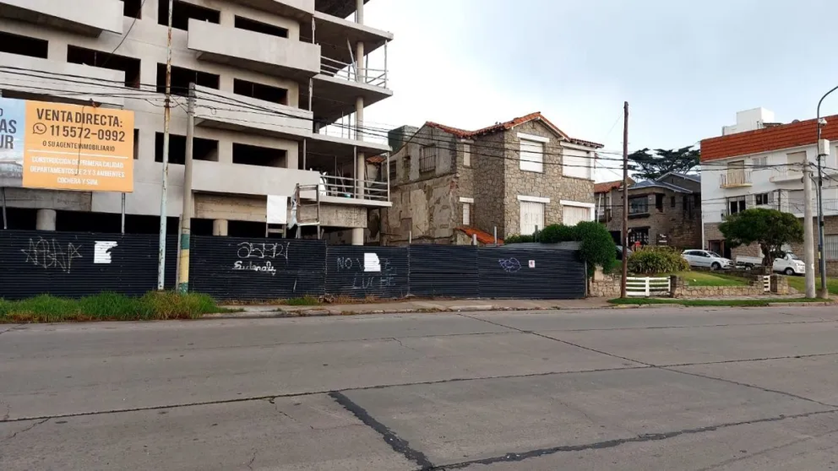 El lugar de la tragedia. 