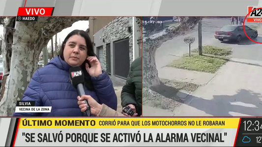 Brutal persecución de motochorros a una mujer: Ves una moto y decís...