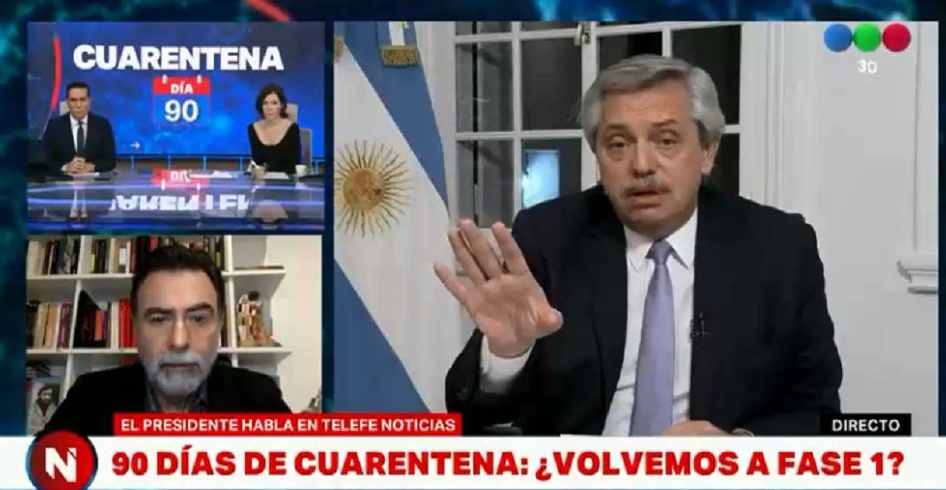 Cristina Pérez y Alberto Fernández tuvieron un picante cruce: Le recomiendo que lea la Constitución