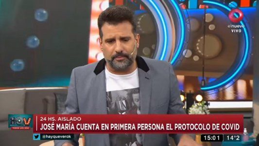 José María Listorti contó cómo es el protocolo de COVID-19 en primera persona