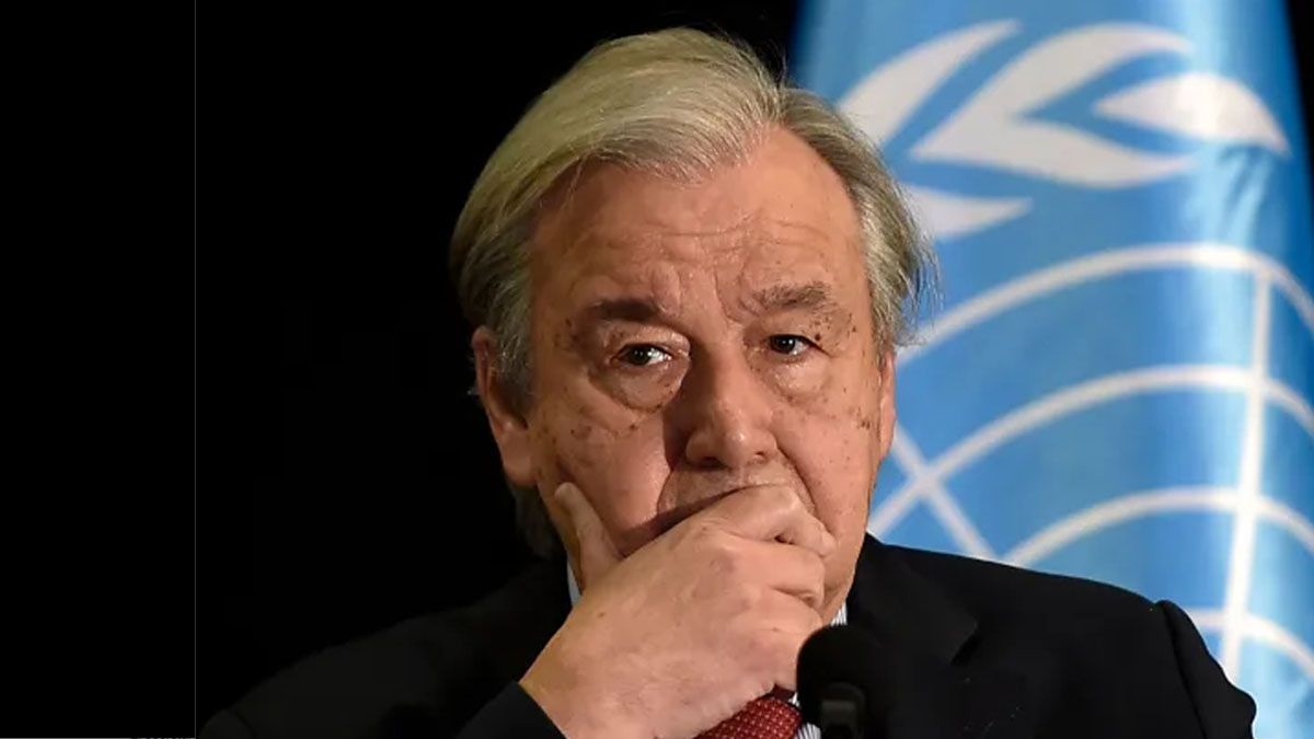 Antonio Guterres, secretario general de Naciones Unidas advierte por estar a las puertas del infierno del cambio climático. (Foto: Gentileza Naciones Unidas) 