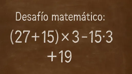 Desafío matemático: ¿en cuánto tiempo lográs resolverlo?