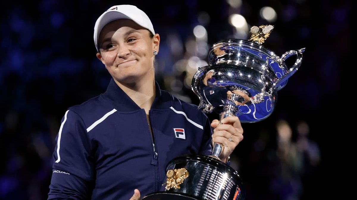 Ashleigh Barty es la campeona del Abierto de Australia.