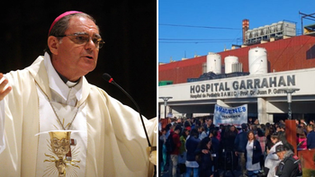 fuerte apoyo de la iglesia a los medicos del garrahan: nos hemos vuelto insensibles al dolor