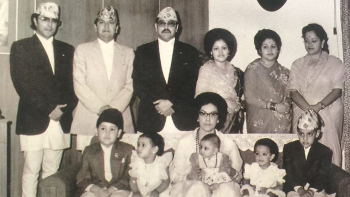 La familia real de Nepal. Fuente: Nepali Times. 