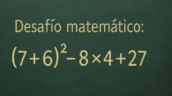 Desafío Matemático: este cálculo puede sorprenderte al resolver