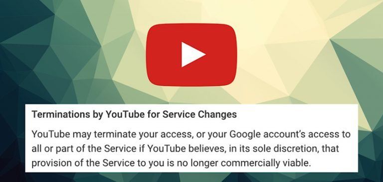 Cambio polémico en Youtube: puede eliminar cualquier cuenta que no sea comercialmente viable