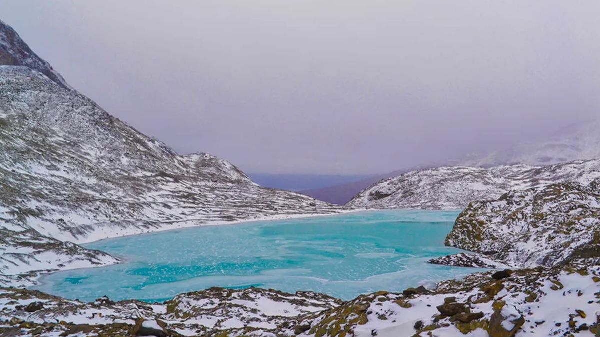El glaciar Vinciguerra, lugar de la tragedia de dos montañista. (foto: Gentileza EO)