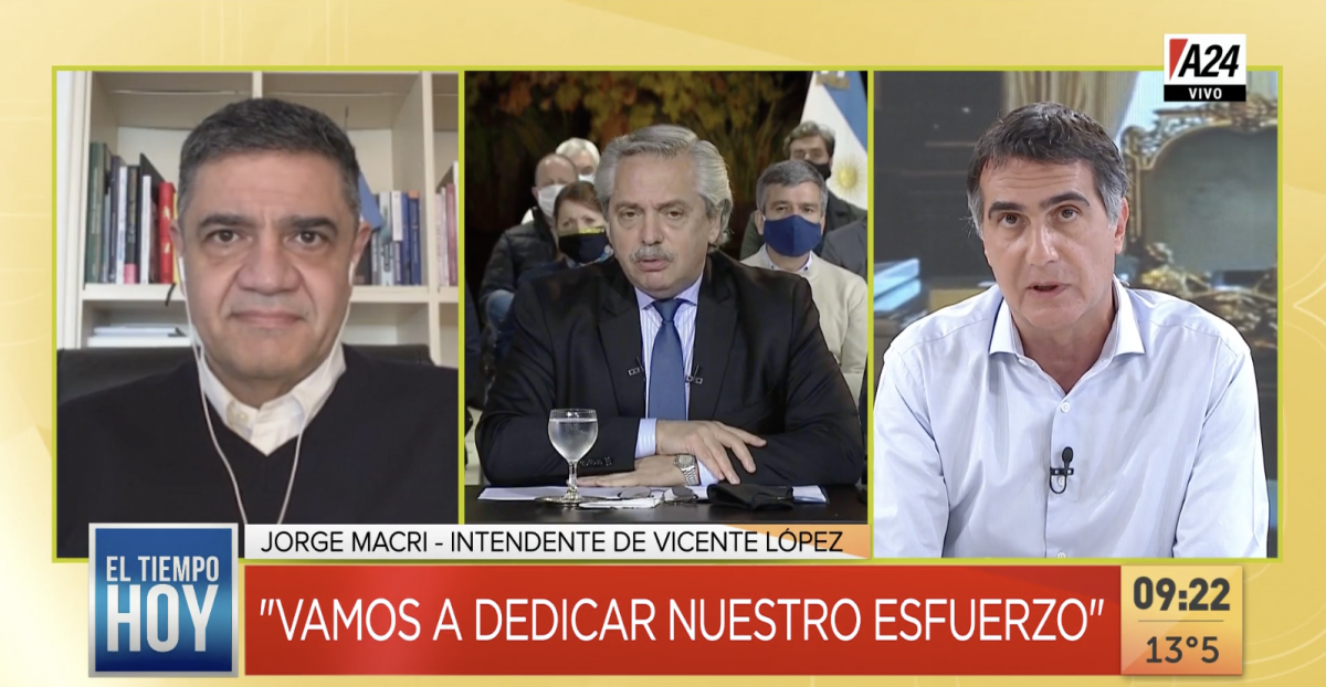 La confesión de Jorge Macri ante el anuncio de Alberto: Estuve a punto de levantarme e irme