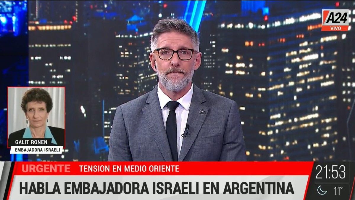 La embajadora israelí en Argentina