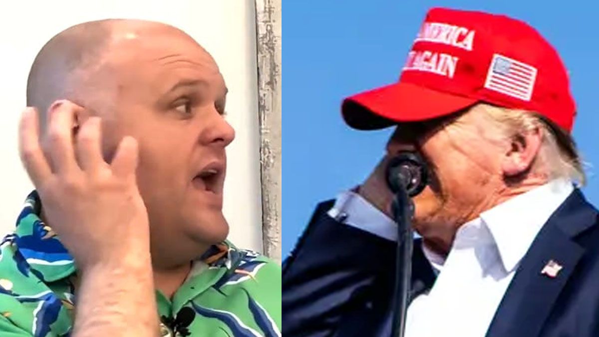 Un hombre predijo casi a la perfección lo que le sucedería en el atentado que sufrió Donald Trump. (foto: A24.com)