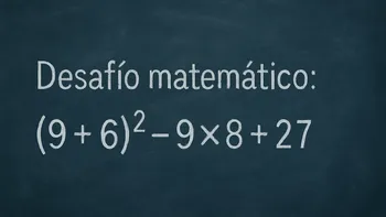 Desafío matemático: pocos lo resuelven antes de los 10 segundos