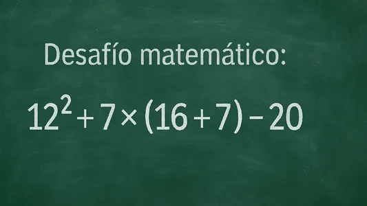 Desafío matemático: ¿en cuánto tiempo lográs resolverlo?