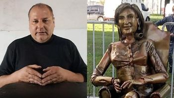 El fuerte descargo del escultor de la estatua de Mirtha Legrand en Villa Cañás: No pude...