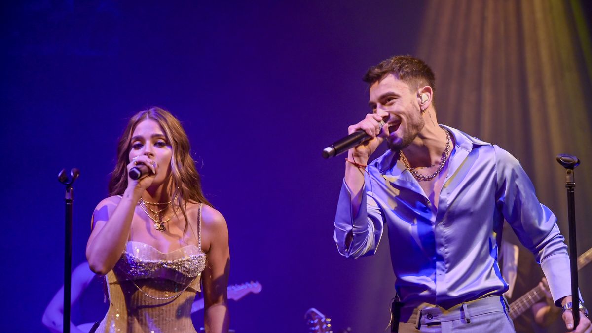 Noa Kirel y Agustín Bernasconi presentaron en vivo las canciones de la serie Mirame así, el camino de Noa