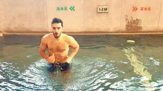 Mundial de básquet: Campazzo ya se rehabilita en la pileta y esperan que pronto pueda hacer trabajos específicos en cancha