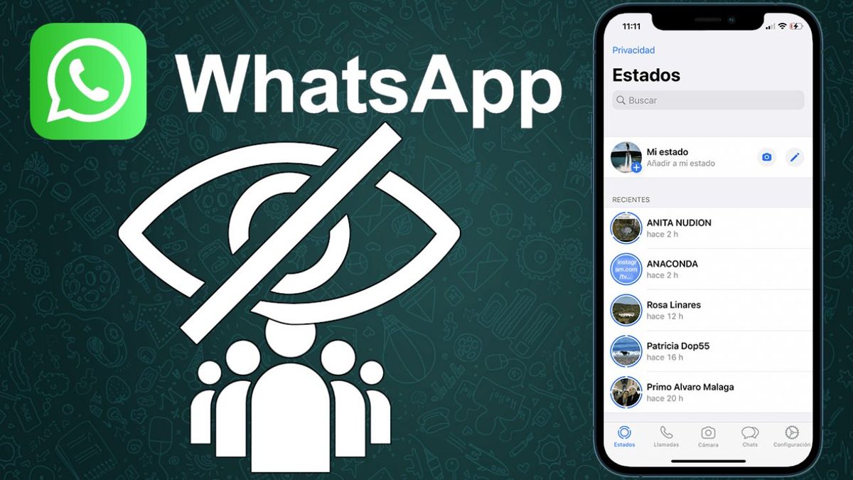 Cómo ocultar tu estado de WhatsApp sin que los contactos se den cuenta con este simple truco.