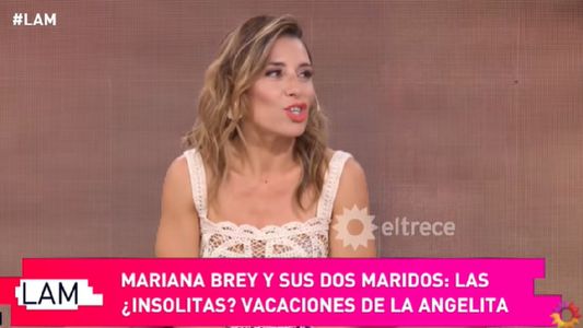 Las vacaciones de Mariana Brey con su actual pareja, ¡y su ex!