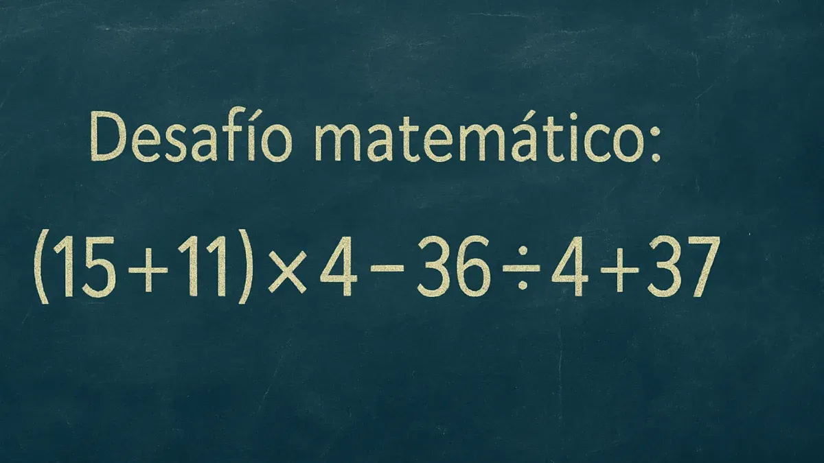 La regla esencial para resolver este desafío matemático es conocido como PEMDAS (por sus siglas en inglés) o jerarquía de operaciones.