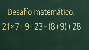 Desafío matemático: ¿podés resolver esta cuenta antes de los 10 segundos?
