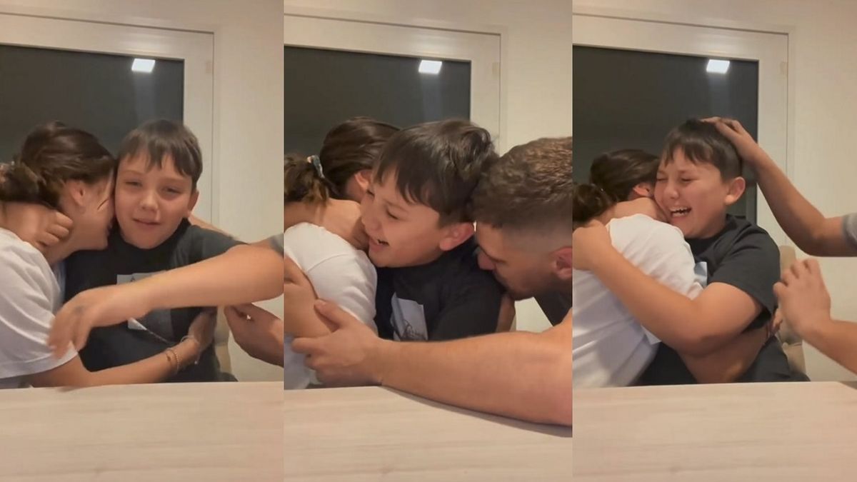 La tierna reacci&oacute;n de Thiago Rodr&iacute;guez al enterarse de boca de su hermana, Barbie V&eacute;lez, que ser&aacute; t&iacute;o.&nbsp;