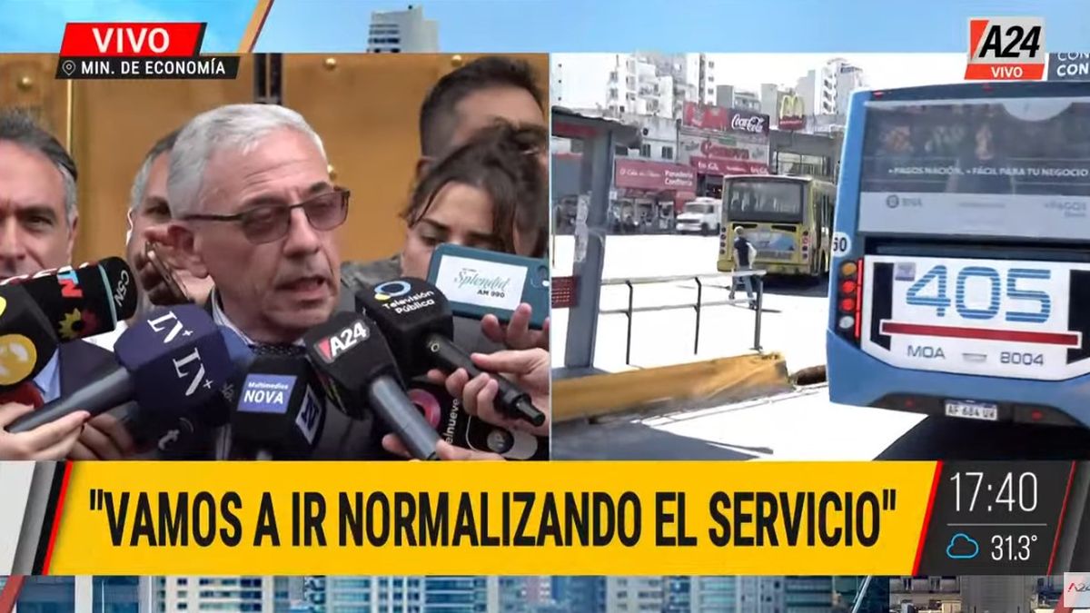 Las empresas de transporte prometen que el servicio se normalizará en las próximas horas. (Captura)