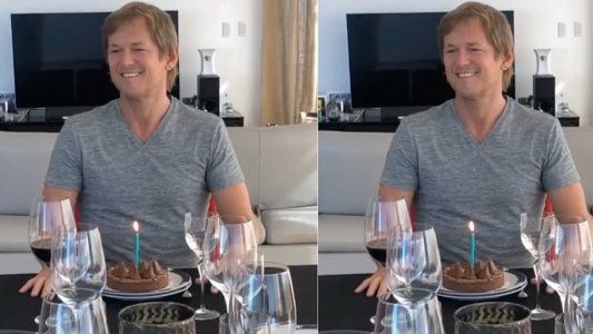 El video del cumpleaños de Jorge Taiana en cuarentena: ¡Con la presencia de Claudia Villafañe!