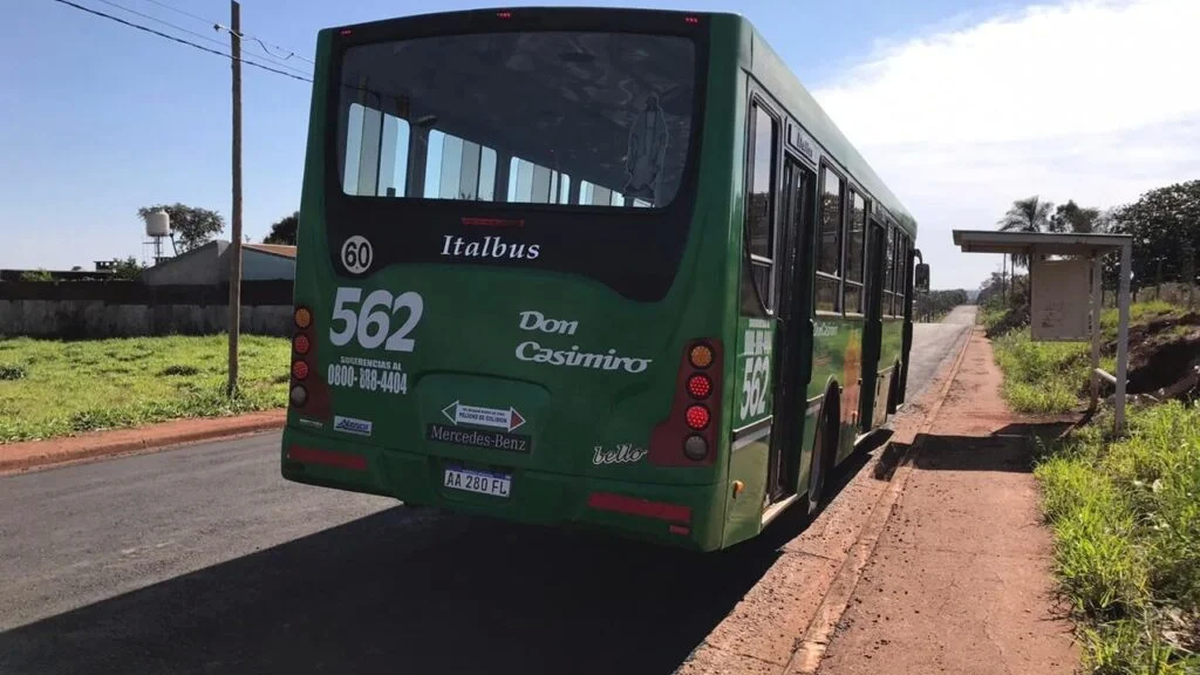 Robó un celular en un colectivo y se tiró cuando estaba en marcha (Foto: gentileza Misiones Online).