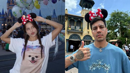 Las fotos de las mágicas vacaciones de Emilia Mernes y Duki en Disney