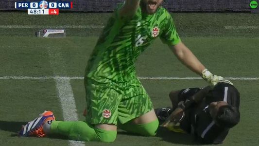 El DRAMÁTICO momento que se vivió en el partido entre Perú y Canadá por la Copa América