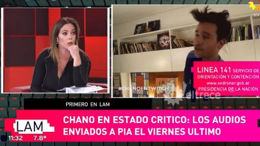 Los fuertes audios que Chano le mandó a Pía Shaw en medio de la crisis: Arreglame esto