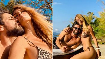 Las fotos del viaje romántico de Sabrina Rojas y Luciano Castro a Brasil