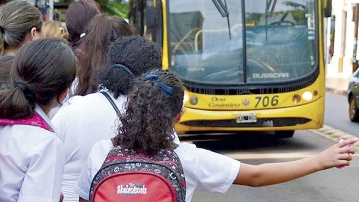 El boleto estudiantil en CABA permite viajar gratis durante el ciclo lectivo en colectivos, subte y Premetro (NA)