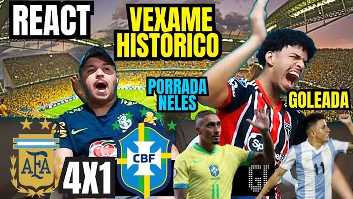 Las reacciones por el mal juego de Brasil, espantó a la prensa y a los torcedores. (Foto: Captura de TV)