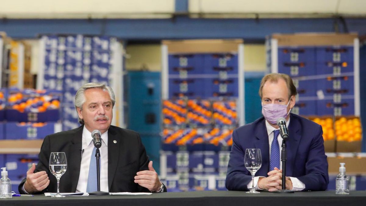 Aliados. El Presidente junto al gobernador Bordet. (Foto: oficial)