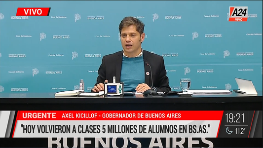 Axel Kicillof apuntó contra los turistas: dijo que la variante Delta llegó por falta de solidaridad