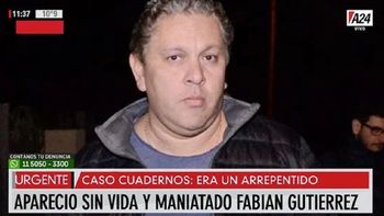Encontraron el cuerpo de Fabián Gutiérrez, el exsecretario de Cristina Kirchner