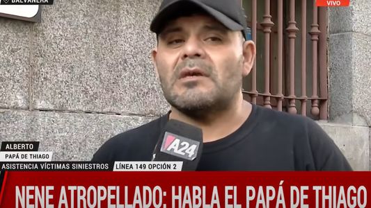 El duro testimonio del padre del nene atropellado desde la morgue judicial: Una parte de mí murió
