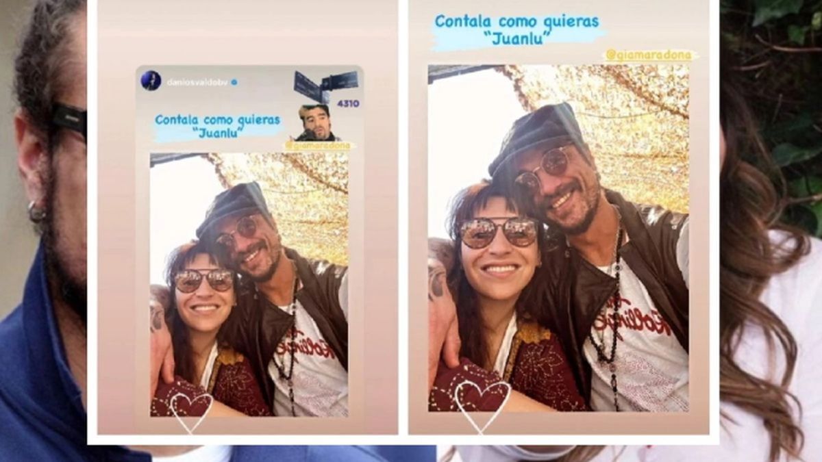 Gianinna Maradona y Daniel Osvaldo