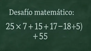 Desafío matemático: la cuenta que pone a prueba tu rapidez mental