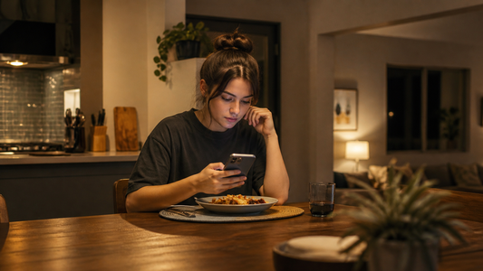 Comer con el celular: los dos riesgos para la salud que preocupan a los nutricionistas