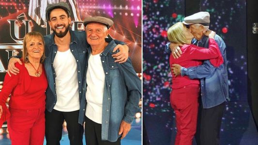 Nico Occhiato mostró emocionado el detrás de escena del beso de sus abuelos