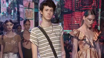 Dante Ortega se animó a las pasarelas: debutó como modelo