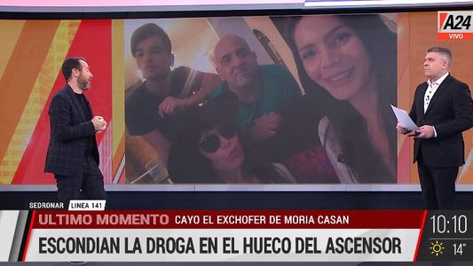 Mar del Plata: cayó el exchofer de Moria Casán por vender drogas