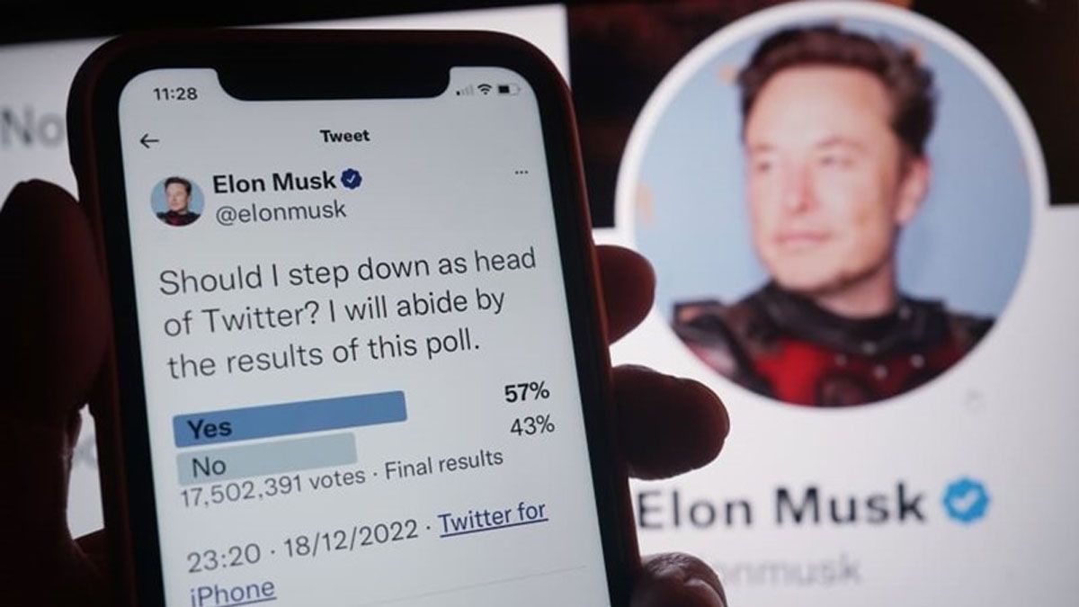 Musk usa Twitter para preguntarle a los usuarios si debe dejar el puesto de CEO (Foto: Gentileza OFM)