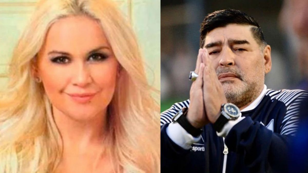 -Verónica Ojeda- Diego Maradona-