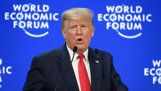 En tono de campaña, Trump abrió el foro económico de Davos