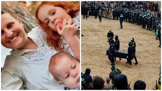 Video: el momento en el que Hamas entregó el cuerpo de la argentina Shiri Bibas