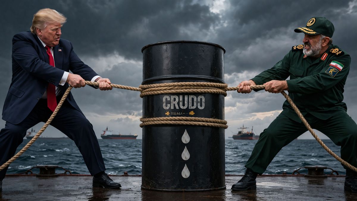 El bloqueo de Estados Unidos al Bbloqueo iraní sobre Ormuz. La consecuencia: El precio del crudo por arriba de los 100 dólares. (Foto: A24.com)