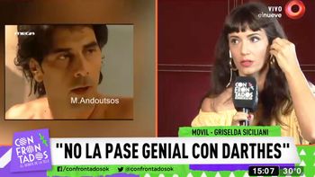 Griselda Siciliani: Cuando trabajé con Juan Darthés, no la pasé genial